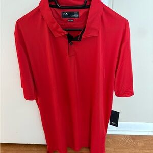 Oakley Bold Red Polo Shirt for Men